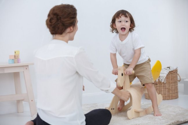 PlanToys Houpací kůň Pegas