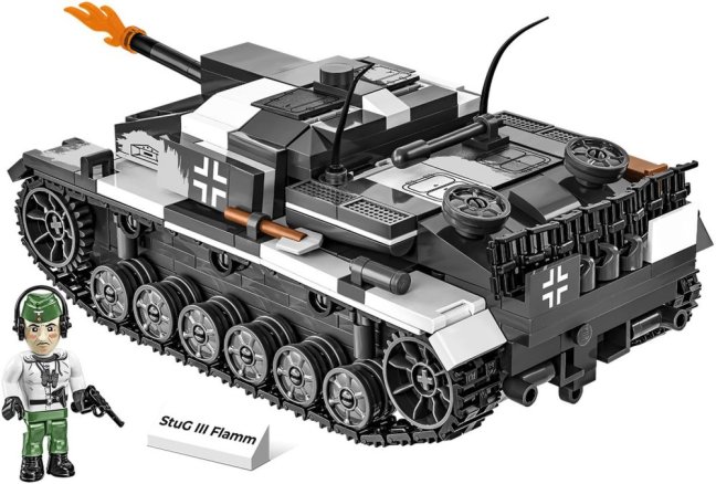 COBI 2286 II WW Stug III Ausf F/8 & Flammpanzer, 2v1, 1:35, 548 k, 1 f