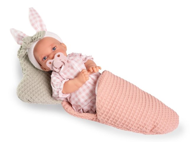 Antonio Juan 12442 PETIT - realistická panenka s měkkým látkovým tělem - 27 cm
