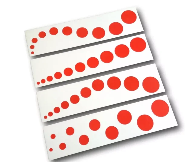 Karty k Barevným válečkům bez úchytů