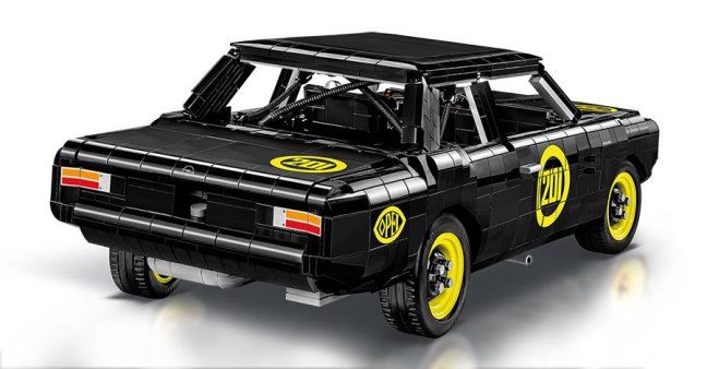 COBI 24333 Opel Rekord C Schwarze Witwe, 1:12, 1850 k