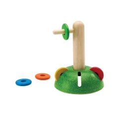 PlanToys Navlékání kroužků - horizontální