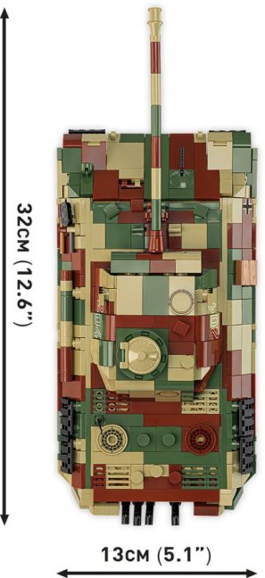 COBI 2654 II WW Pz.Kpfw. V PANTHER Ausf. A, 1:28, 1152 k, 1 f