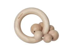 PlanToys Chrastítko korálky - přírodní