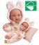 Antonio Juan 1136 KIKA - realistická panenka miminko se speciální pohybovou funkcí a měkkým látkovým tělem - 27 cm