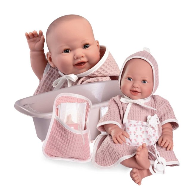 Antonio Juan 50417 MIA - mrkací a čůrající realistická panenka miminko s celovinylovým tělem - 42 cm