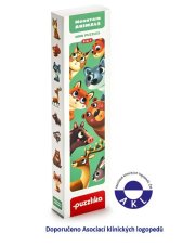 Puzzlika 14798 Lesní zvířátka - naučné puzzle 8 zvířátek - 16 dílků