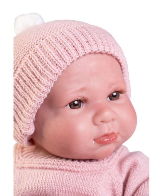Antonio Juan 80324 SWEET REBORN LUCA - realistická panenka miminko s měkkým látkovým tělem - 42 cm