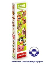Puzzlika 14781 Domácí zvířátka - naučné puzzle 8 zvířátek - 16 dílků