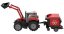 BRIXIES Plus 222.775 Massey Ferguson 5S – traktor s čelním nakladačem, 269 k