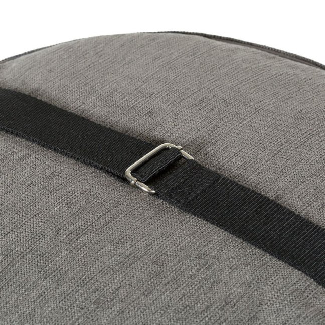 Dvouvrstvý sedací Triburet LUX šedý - Barva: šedá ocelová