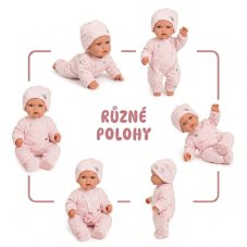 Antonio Juan 1235 PETIT - realistická panenka miminko se speciální pohybovou funkcí a měkkým látkovým tělem - 27 cm