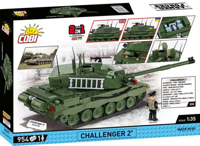 COBI 2627 Armed Forces Challenger 2, 1:35, 954 k, 1 f