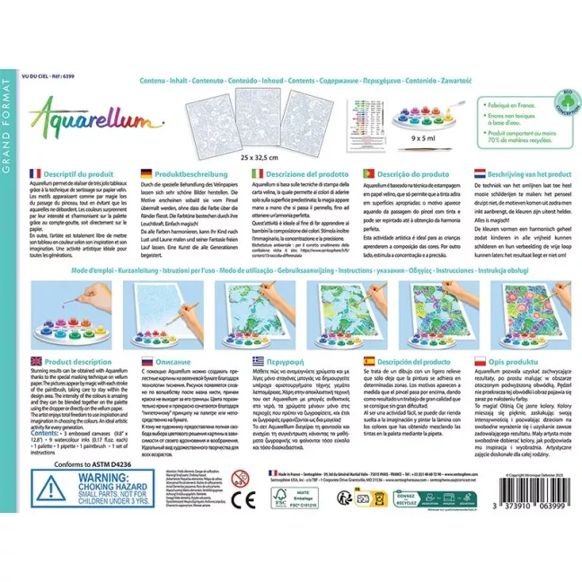 Sentosphere Akvarely - Vodní hladina