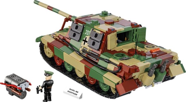 COBI 2580 II WW Sd. Kfz. 186 Jagdtiger, 1:28, 1280 k, 1 f