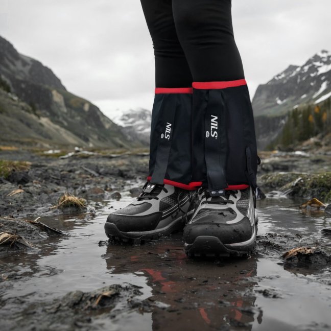 Běžecké návleky - gaitery NILS Camp NC17113 červené