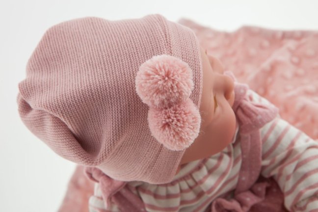 Antonio Juan 50160  MIA - mrkací a čůrající realistická panenka miminko s celovinylovým tělem - 42 cm