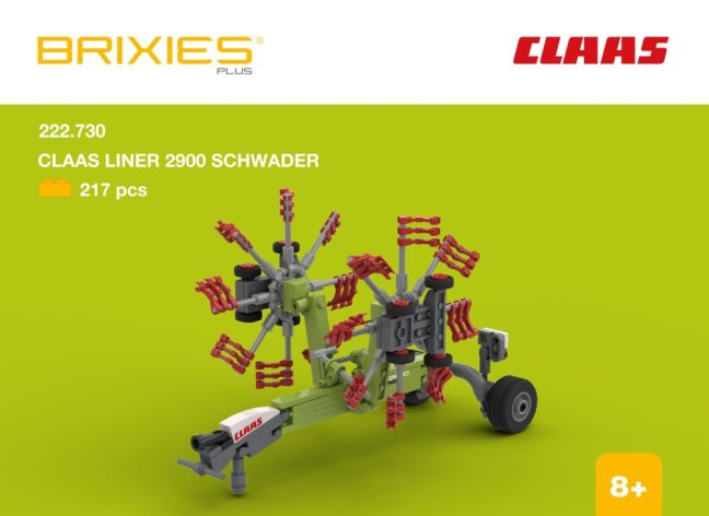 BRIXIES Plus 222.730 CLAAS LINER 2900 - shrnovač, 217 k