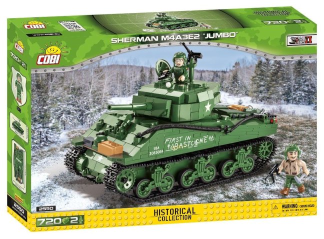 COBI 2550 II WW Sherman M4A3E2 Jumbo, 720 k, 2 f