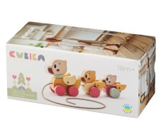 CUBIKA Pastel 15979 Tahací kačenky dřevěné