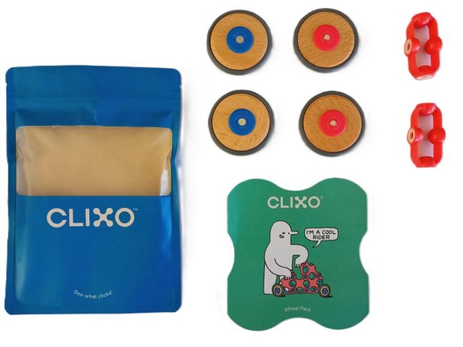 CLIXO Wheels - 4 kola a 2 spojky