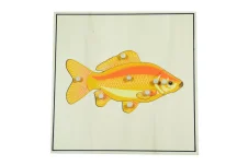 Puzzle s kostrou - ryba