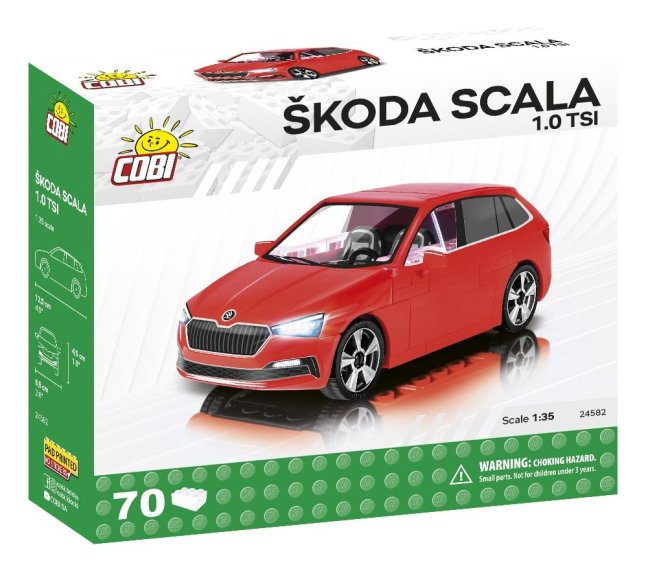 COBI 24582 Škoda Scala 1.0 TSI, 1:35, 70 k
