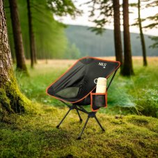 Ultralehké skládací křeslo NILS Camp NC3320 černé