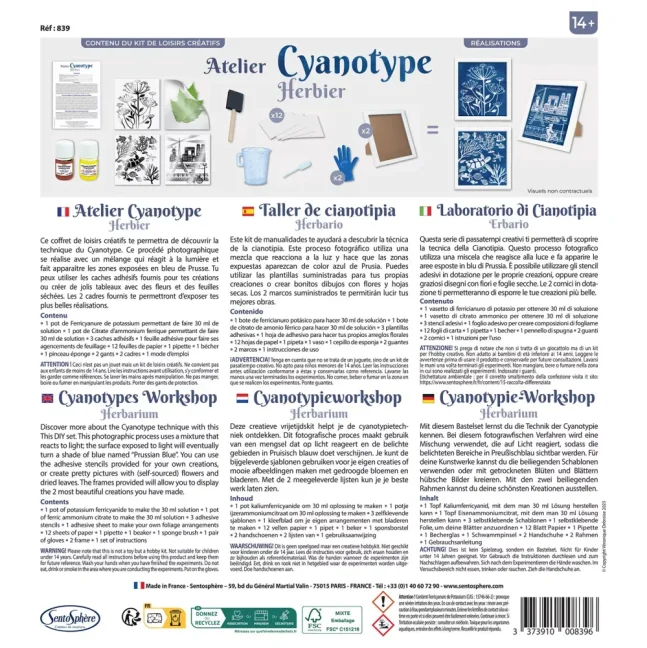 Sentosphere Kyanotypie - Herbářská dílna