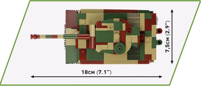 COBI 2735 II WW Pz.Kpfw. VI Tiger Ausf. E, 2v1, 1:48, 422 k