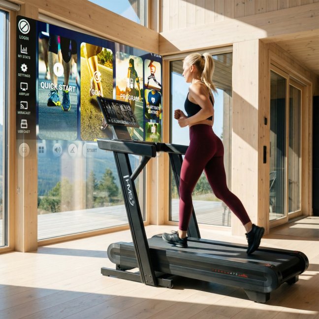 Běžecký pás HMS TERRUN475 s obousměrným nastavením sklonu