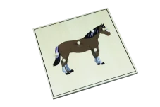 Puzzle s kostrou - kůň
