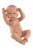 Llorens 73802 NEW BORN HOLČIČKA - realistická panenka miminko s celovinylovým tělem - 40 cm