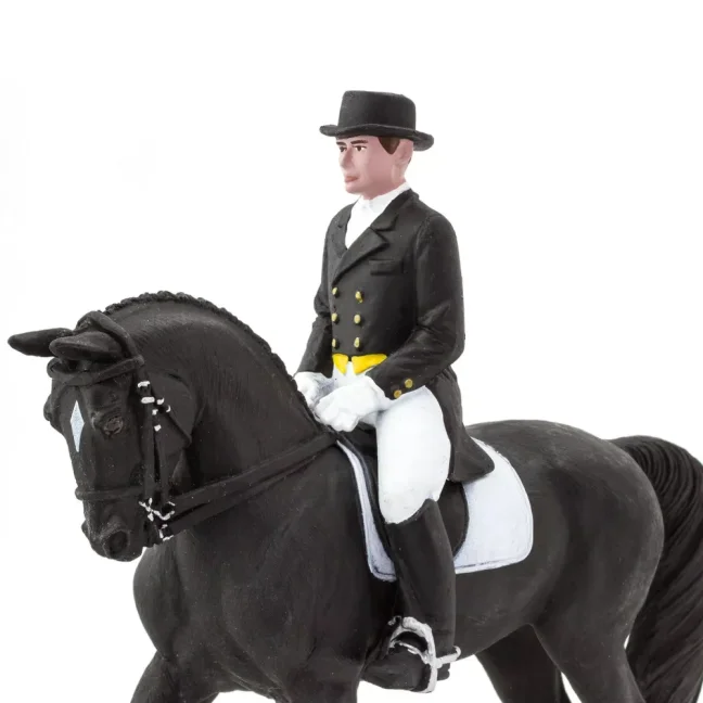 Safari Ltd. Figurka - Holštýnský kůň s jezdcem