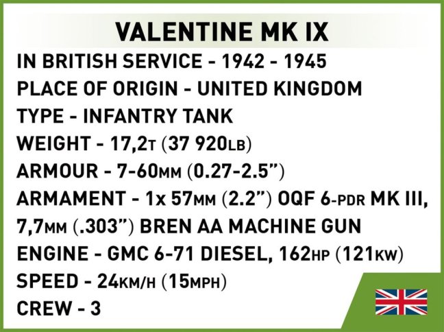 COBI 2740 3 tanky: Panzer I, Valentine IX, Renault R, 1:35, The Tank Museum, Les Blindes in Saumur, DPM, 620 k