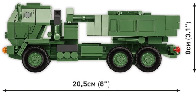 COBI 2626 Armed Forces M142 Himars, 1:35, 604 k, 1 f