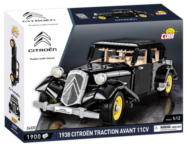 COBI 24337 1938 Citroen Traction Avant 11 CV, 1:12, 1900 k