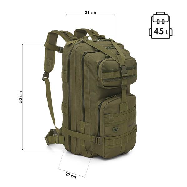 Batoh NILS Camp NC3902 Ranger zelený 45L