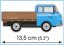 COBI 24593 Barkas B1000 nákladní, 1:35, 156 k