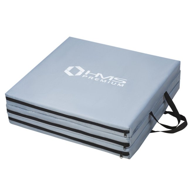 Skládací žíněnka HMS Premium MGS02 šedá