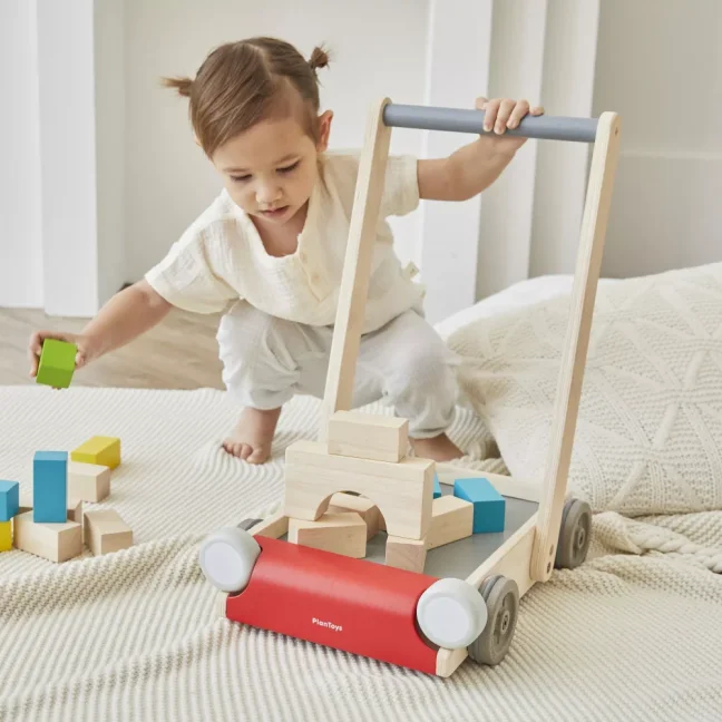 PlanToys Chodítko - Kostky