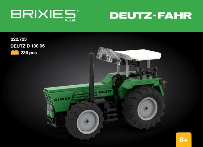 BRIXIES Plus 222.723 DEUTZ D 130 06 - traktor, 236 k
