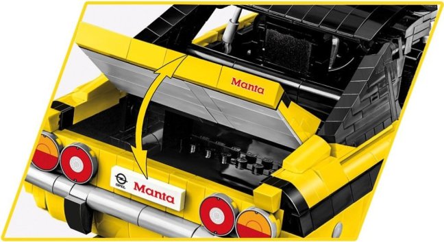 COBI 24339 1970 Opel Manta A, 1:12, 1905 k