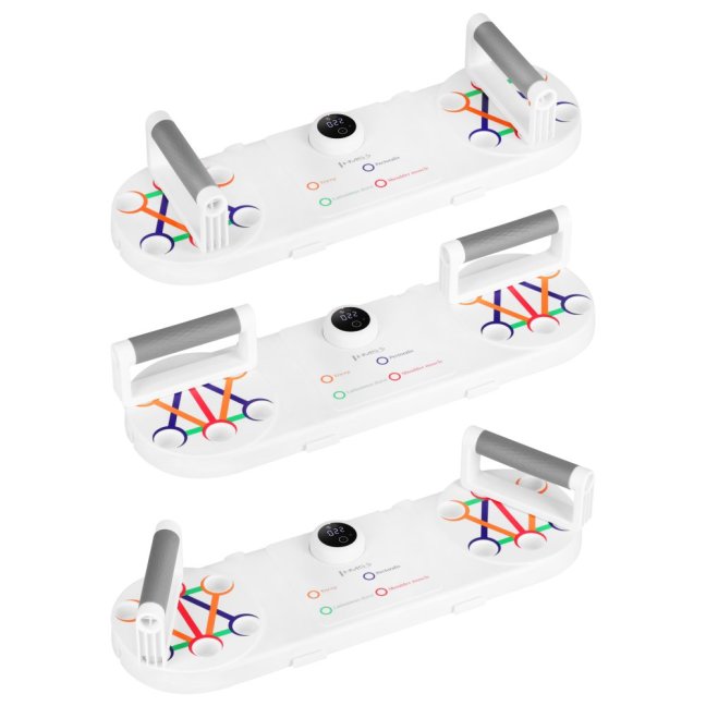 Multifunkční tréninková deska na kliky a břicho HMS DBP03