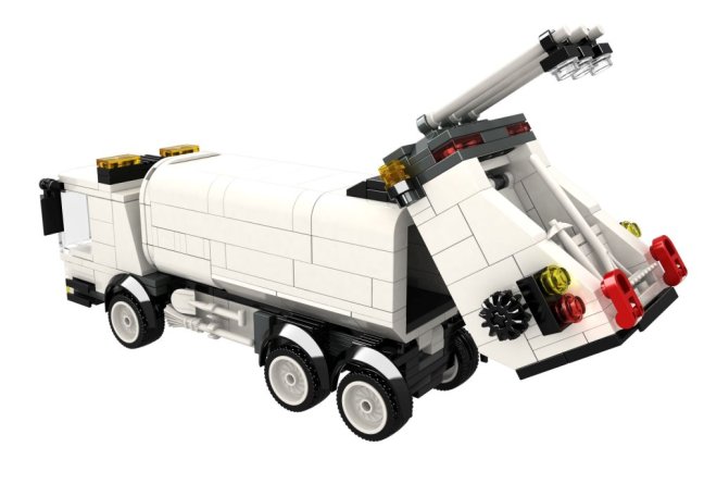 BRIXIES Plus 222.400 Popelářský vůz s popelnicemi, 451 k