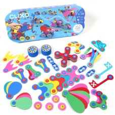 CLIXO Wheel Creator - magnetická stavebnice 72 kusů