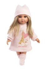 Llorens 53562 ELENA - realistická panenka s měkkým látkovým tělem - 35 cm