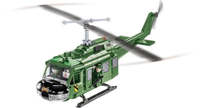 COBI 2423 Vietnam War BELL UH-1 HUEY IROQUOIS, 1:32, 656 k, 2 f