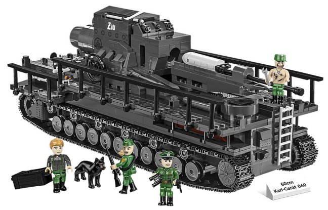 COBI 2560 II WW 60 cm Karl-Gerat 040 "Ziu", 1:28, 1574 k, 5 f
