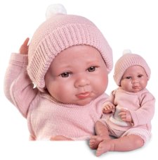 Antonio Juan 80324 SWEET REBORN LUCA - realistická panenka miminko s měkkým látkovým tělem - 42 cm